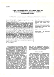 A  one  year double  blind  follow-up ... tensions  and  haemodynamics  in  almitrine