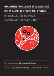 MECANISMES INVOLUCRATS EN LA REGULACIÓ PAPER DE L'ESTRÈS OXIDATIU I