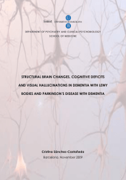 STRUCTURAL BRAIN CHANGES, COGNITIVE DEFICITS BODIES AND PARKINSON’S DISEASE WITH DEMENTIA