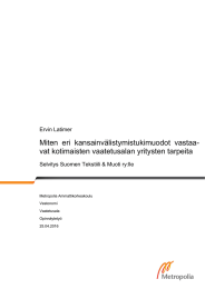 Miten  eri  kansainvälistymistukimuodot  vastaa- Ervin Latimer