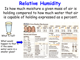 Relative Humidity