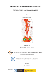 PIV APPLICATIONS IN VORTEX RINGS AND OSCILLATORY BOUNDARY LAYERS