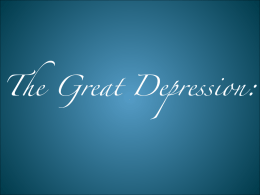 The Great Depression: