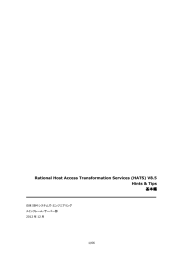 Rational Host Access Transformation Services (HATS) V8.5 Hints &amp; Tips 基本編