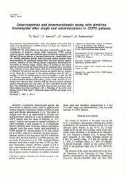 Dose-response  and  pharmacokinetic  study  with ... bismesylate  after  single  oral  administrations ...