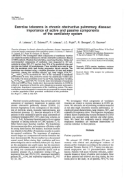 Exercise tolerance  in  chronic  obstructive  pulmonary ... importance  of  active  and  passive ...