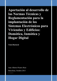 Aportación al desarrollo de las Normas Técnicas y Reglamentación para la