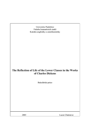 The Reflection of Life of the Lower Classes in the... of Charles Dickens