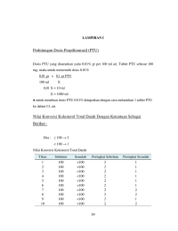 Perhitungan Dosis Propiltiourasil (PTU)