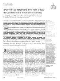 BALF-derived fibroblasts differ from biopsy- derived fibroblasts in systemic sclerosis