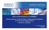 FDA’s Draft Guidance on IVDMIAs: in Innovative Diagnostics?