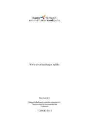 Www-sivut Saariharjun kylälle