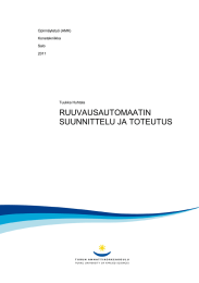 RUUVAUSAUTOMAATIN SUUNNITTELU JA TOTEUTUS  Opinnäytetyö (AMK)