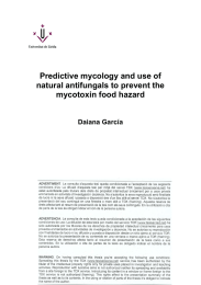 Predictive mycology and use of natural antifungals to prevent the