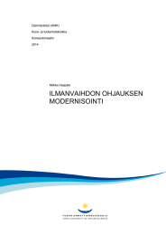 ILMANVAIHDON OHJAUKSEN MODERNISOINTI  Opinnäytetyö (AMK)