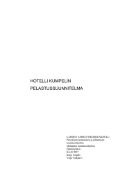 HOTELLI KUMPELIN PELASTUSSUUNNITELMA