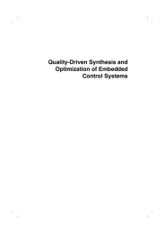 Quality-Driven Synthesis and Optimization of Embedded Control Systems