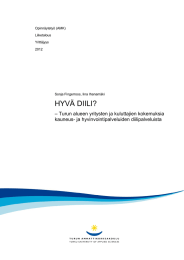 HYVÄ DIILI?