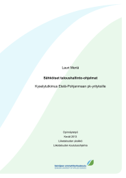 Lauri Meri&auml; Kyselytutkimus Etel&auml;-Pohjanmaan pk-yrityksille S&auml;hk&ouml;iset taloushallinto-ohjelmat