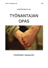 TYÖNANTAJAN OPAS  Huittisten kaupunki