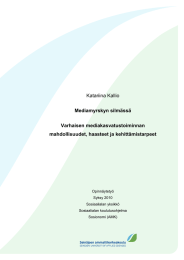 Katariina Kallio  Mediamyrskyn silmässä Varhaisen mediakasvatustoiminnan