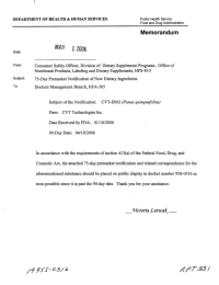 MAY  12006 Memorandum