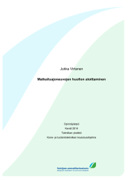 Jukka Virtanen Matkailuajoneuvojen huollon aloittaminen 1 Opinnäytetyö