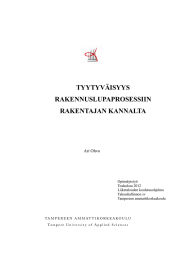 TYYTYV&Auml;ISYYS RAKENNUSLUPAPROSESSIIN RAKENTAJAN KANNALTA