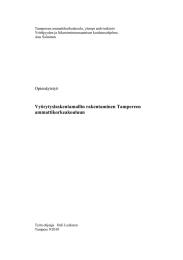 Tampereen ammattikorkeakoulu, ylempi amk-tutkinto Yrittäjyyden ja liiketoimintaosaamisen koulutusohjelma