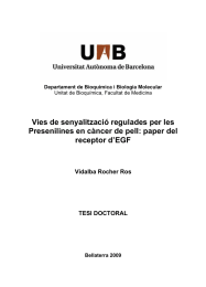 Vies de senyalització regulades per les receptor d’EGF