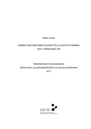 Miika Juhala SAMMUTUSKURISTIMEN SUUNNITTELU JA MITOITTAMINEN 20KV VERKKOMALLIIN