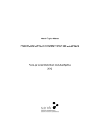 Henri-Tapio Heino PAKOKAASUKATTILAN PARAMETRINEN 3D-MALLINNUS Kone- ja tuotantotekniikan koulutusohjelma