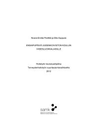 Noora-Emilia Penttilä ja Ella Suppula ENSIAPUPÄIVÄ UUDENKOIVISTON KOULUN VIIDESLUOKKALAISILLE