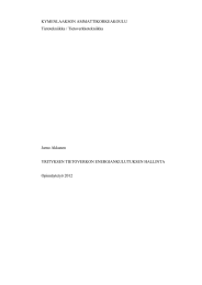 KYMENLAAKSON AMMATTIKORKEAKOULU Tietotekniikka / Tietoverkkotekniikka Jarno Akkanen