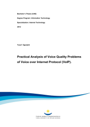 Bachelor’s Thesis (UAS) Degree Program: Information Technology Specialization: Internet Technology 2012