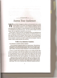 W Assess Your Audience