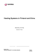 Heating Systems in Finland and China  Bachelor’s Thesis Zhong Yang