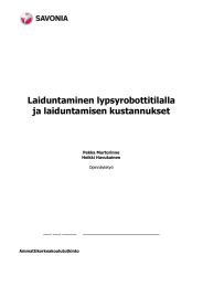 Laiduntaminen lypsyrobottitilalla ja laiduntamisen kustannukset  Pekka Murtorinne