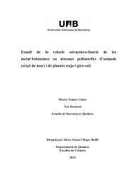 Estudi de la relació estructura-funció de les