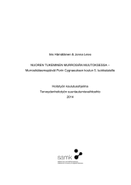 Iiris Hämäläinen &amp; Jonna Leivo – NUOREN TUKEMINEN MURROSIÄN MUUTOKSESSA