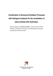 -Combination of Advanced Oxidation Processes water polluted with herbicides-