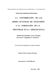 LA    CONTRIBUCIÓN    DE ... SERIES  JUVENILES  DE  TELEVISIÓN