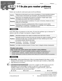 1-1 Un plan para resolver problemas