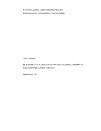 KYMENLAAKSON AMMATTIKORKEAKOULU Rakennustekniikan koulutusohjelma / rakennetekniikka Antti Lampinen