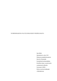 NUORISODIAKONIA PALVELUOHJAUKSEN NÄKÖKULMASTA Satu Räihä Opinnäytetyö, syksy 2011