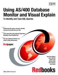 Using AS/400 Database Monitor and Visual Explain