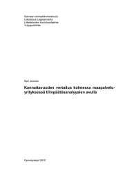 Saimaan ammattikorkeakoulu Liiketalous Lappeenranta Liiketalouden koulutusohjelma Yritysjuridiikka