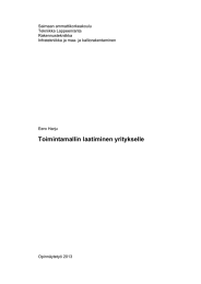 Saimaan ammattikorkeakoulu Tekniikka Lappeenranta Rakennustekniikka Infratekniikka ja maa- ja kalliorakentaminen