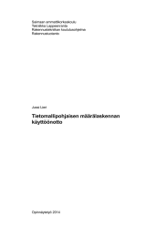 Saimaan ammattikorkeakoulu Tekniikka Lappeenranta Rakennustekniikan koulutusohjelma Rakennustuotanto