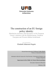 The construction of an EU foreign policy identity: